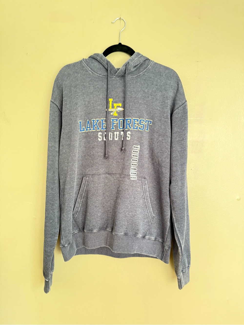 NWT Lake Forest IL Scouts Hoodie M Homecoming Alumni Reunion LFHS